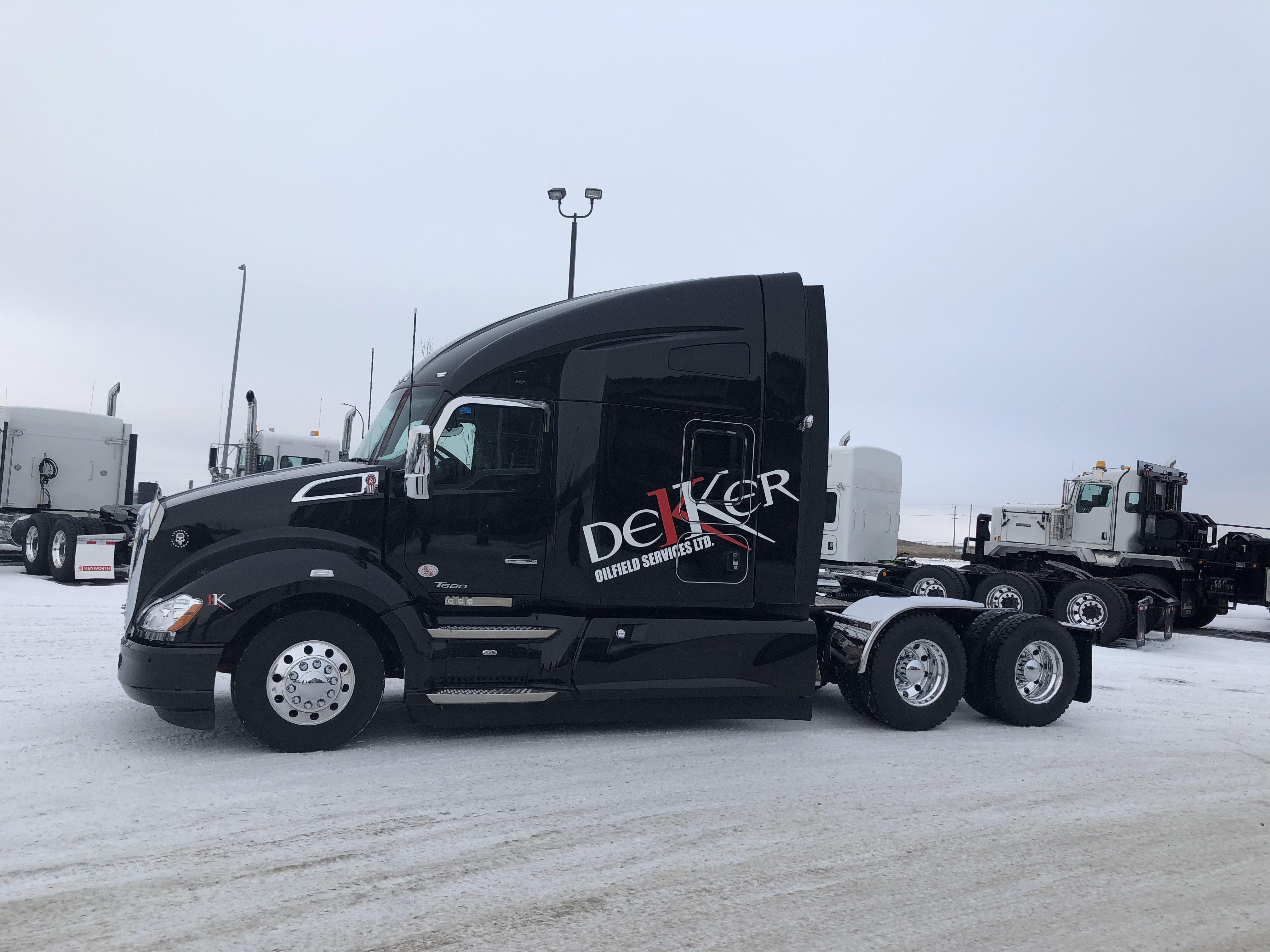 Kenworth truck at Dekker Oilfield