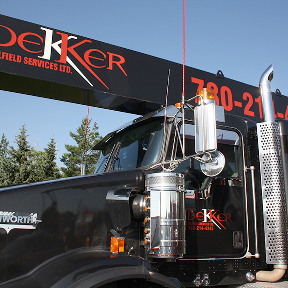 Dekker Oilfield Services Picker Truck